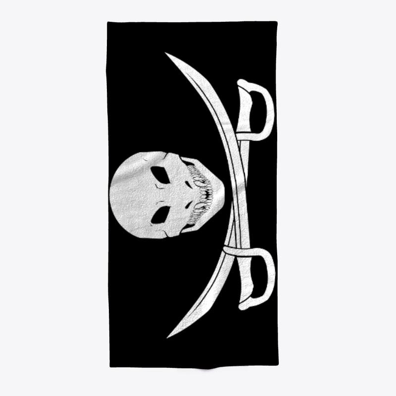 Hammerhead© "Jolly Roger" Beach Towel